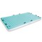 Intex: Floating Water Lounge - (56289EP) Teal & White Water & Pool Float, 122” x72”x7”, Massive Float Allows For Multiple Adults, Weight Capacity 880 lbs., Built-In Cupholders, Sturdy Handles For Easy On/Off